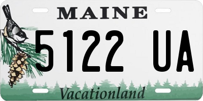 ME license plate 5122UA