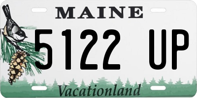 ME license plate 5122UP