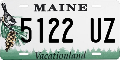 ME license plate 5122UZ
