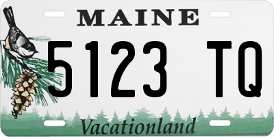 ME license plate 5123TQ