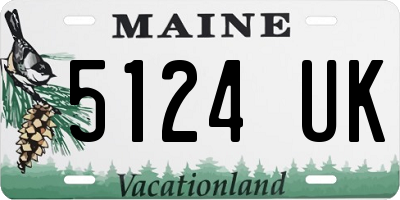 ME license plate 5124UK