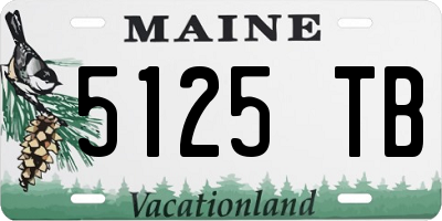 ME license plate 5125TB