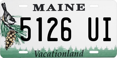 ME license plate 5126UI