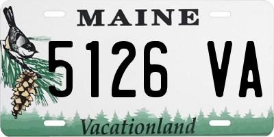 ME license plate 5126VA