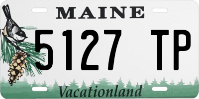 ME license plate 5127TP