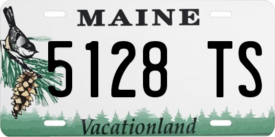 ME license plate 5128TS