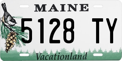 ME license plate 5128TY