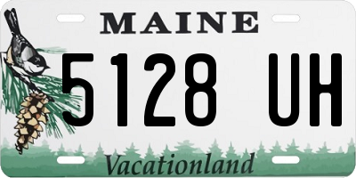 ME license plate 5128UH