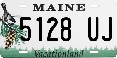 ME license plate 5128UJ