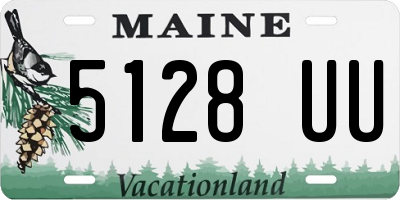 ME license plate 5128UU