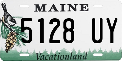 ME license plate 5128UY