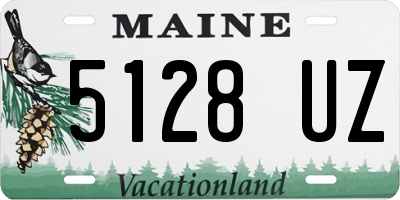 ME license plate 5128UZ