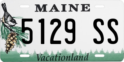 ME license plate 5129SS