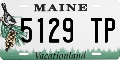 ME license plate 5129TP