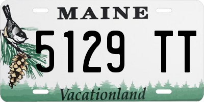 ME license plate 5129TT