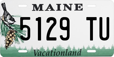 ME license plate 5129TU