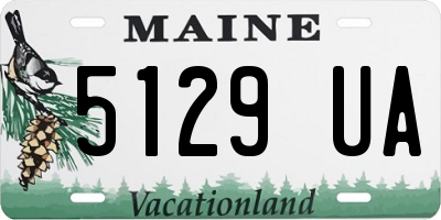 ME license plate 5129UA