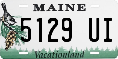 ME license plate 5129UI