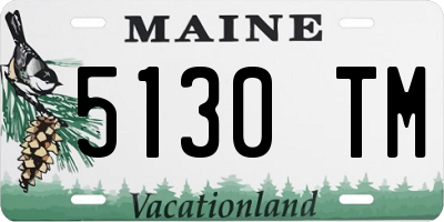 ME license plate 5130TM