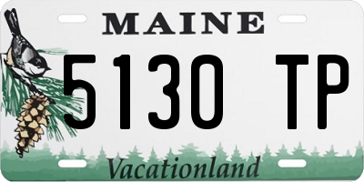 ME license plate 5130TP