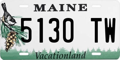 ME license plate 5130TW