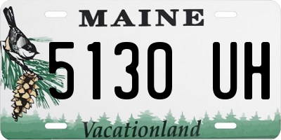 ME license plate 5130UH