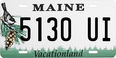 ME license plate 5130UI