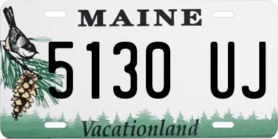 ME license plate 5130UJ