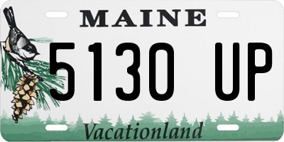 ME license plate 5130UP