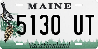 ME license plate 5130UT
