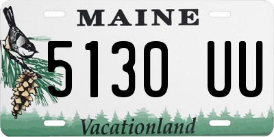 ME license plate 5130UU