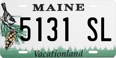 ME license plate 5131SL