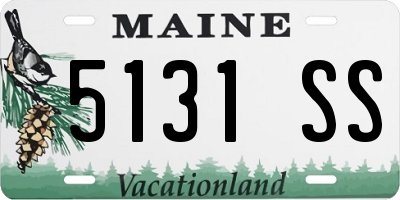 ME license plate 5131SS
