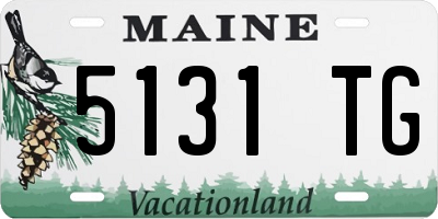 ME license plate 5131TG