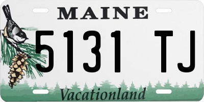 ME license plate 5131TJ