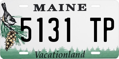 ME license plate 5131TP