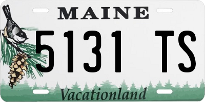 ME license plate 5131TS