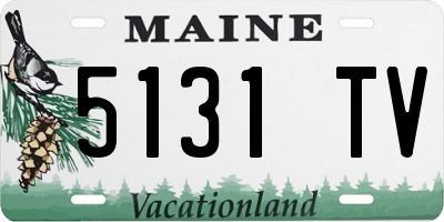 ME license plate 5131TV
