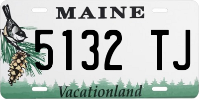 ME license plate 5132TJ