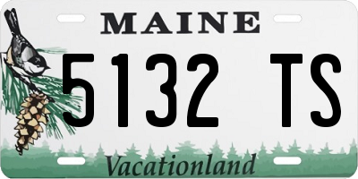 ME license plate 5132TS