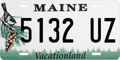 ME license plate 5132UZ