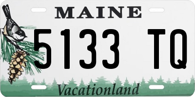 ME license plate 5133TQ