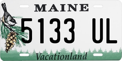 ME license plate 5133UL