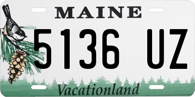 ME license plate 5136UZ