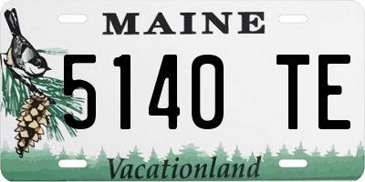 ME license plate 5140TE