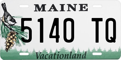 ME license plate 5140TQ