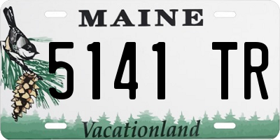 ME license plate 5141TR