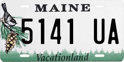ME license plate 5141UA