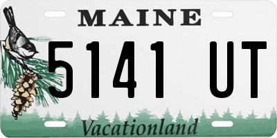 ME license plate 5141UT