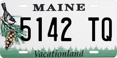 ME license plate 5142TQ